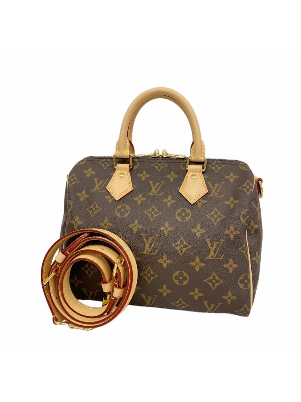 Louis Vuitton Handbag Monogram Speedy Bandouliere 25 Brown 2-Way Bag
